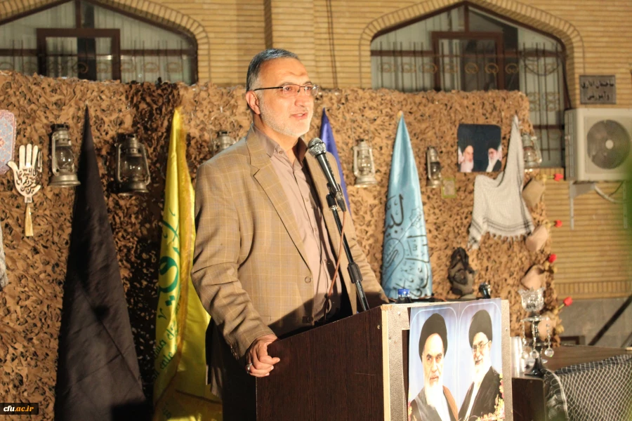 افتتاح یادمان و اولین سالگرد تشیع و تدفین شهید گمنام پردیس حضرت معصومه(س) قم 8