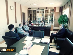 دیدار هیات مدیره بنیاد خیرین حامی دانشگاه فرهنگیان استان مرکزی با مدیرکل نوسازی، توسعه و تجهیز مدارس استان
 5