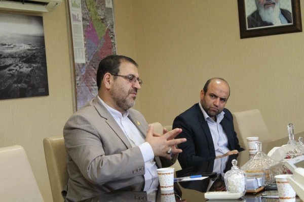 دیدار حسن محمدپور با مدیرکل راه و شهر سازی استان قم  3