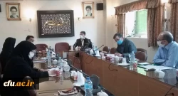 جلسه هماهنگی برگزاری نخستین جشنواره ملی آموزش زبان عربی به شیوه مجازی در دانشگاه فرهنگیان خراسان رضوی