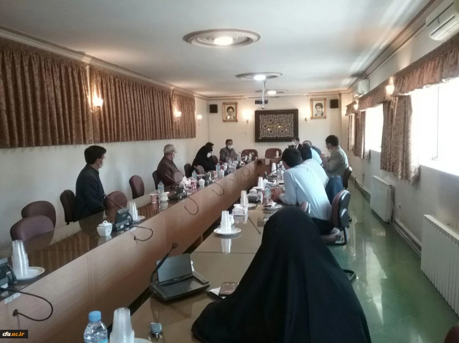 جلسه هماهنگی برگزاری نخستین جشنواره ملی آموزش زبان عربی به شیوه مجازی در دانشگاه فرهنگیان خراسان رضوی 3