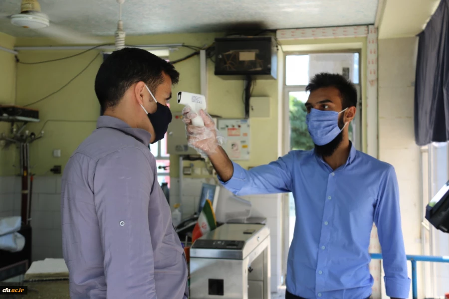 اقدامات کلیدی برای پیشگیری و مقابله با شیوع ویروس کرونا و کنترل آن در دانشگاه فرهنگیان یزد 3