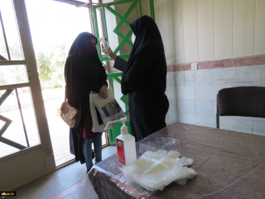 اقدامات کلیدی برای پیشگیری و مقابله با شیوع ویروس کرونا و کنترل آن در دانشگاه فرهنگیان یزد 5