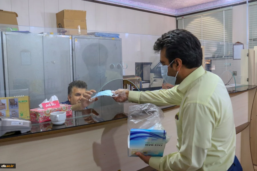 اقدامات کلیدی برای پیشگیری و مقابله با شیوع ویروس کرونا و کنترل آن در دانشگاه فرهنگیان یزد 7