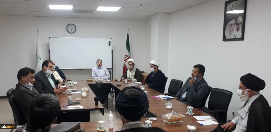 جلسه هماهنگی با آیت الله میرباقری در جهت تبدیل بیانیه گام دوم انقلاب به سرفصل های ساعات فرهنگی 2