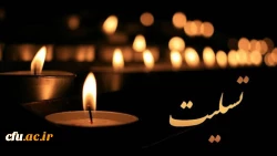 پیام تسلیت رئیس دانشگاه فرهنگیان 2