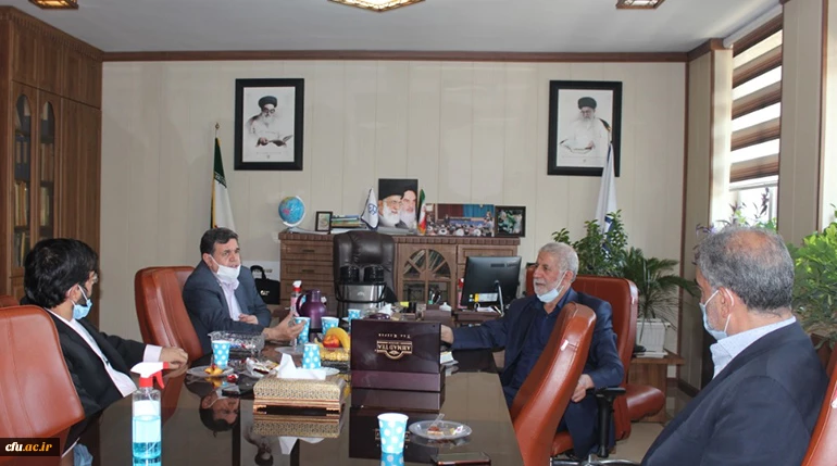 دیدار رئیس دانشگاه فرهنگیان با نماینده مردم سیستان بلوچستان در مجلس شورای اسلامی 5
