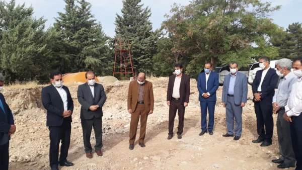 آیین کلنگ زنی احداث ساختمان آموزشی دانشگاه فرهنگیان استان ایلام 