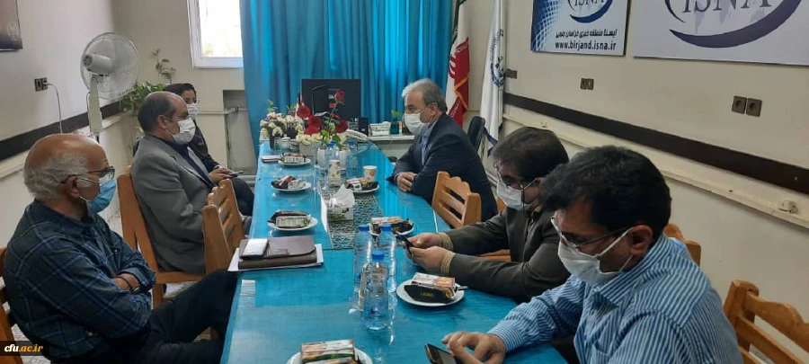 دیدار سرپرست دانشگاه فرهنگیان خراسان جنوبی با رییس و کارکنان جهاد دانشگاهی استان 2