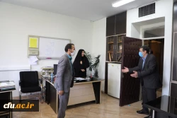 بازدید رئیس دانشگاه فرهنگیان از حوزه های مختلف به مناسبت عید غدیر خم