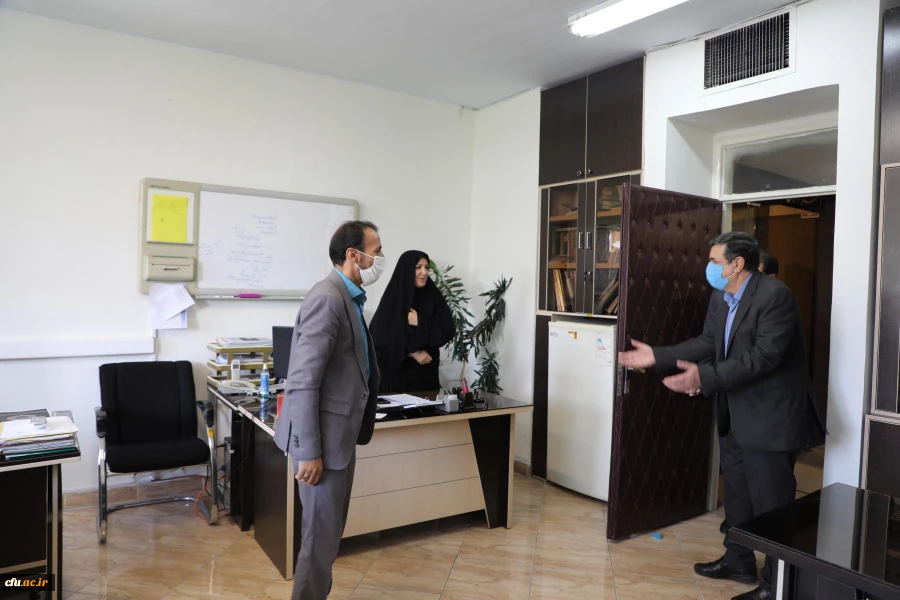 بازدید رئیس دانشگاه فرهنگیان از حوزه های مختلف به مناسبت عید غدیر خم