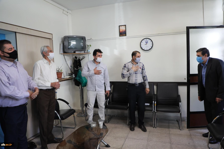 بازدید رئیس دانشگاه فرهنگیان از حوزه های مختلف به مناسبت عید غدیر خم