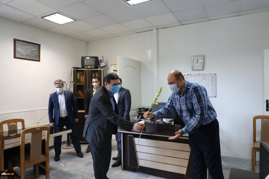 بازدید رئیس دانشگاه فرهنگیان از حوزه های مختلف به مناسبت عید غدیر خم