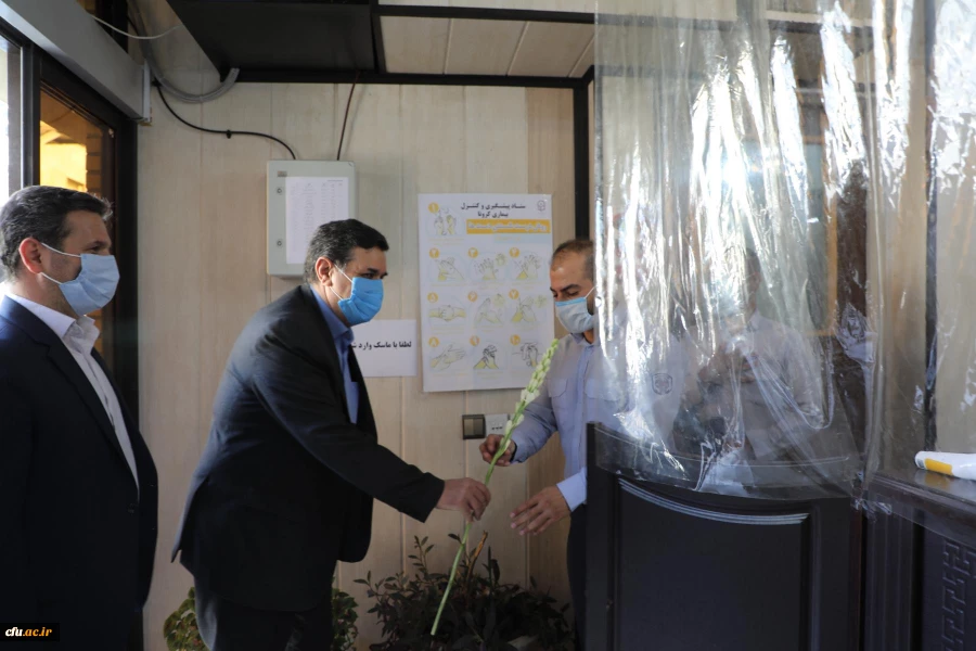 بازدید رئیس دانشگاه فرهنگیان از حوزه های مختلف به مناسبت عید غدیر خم