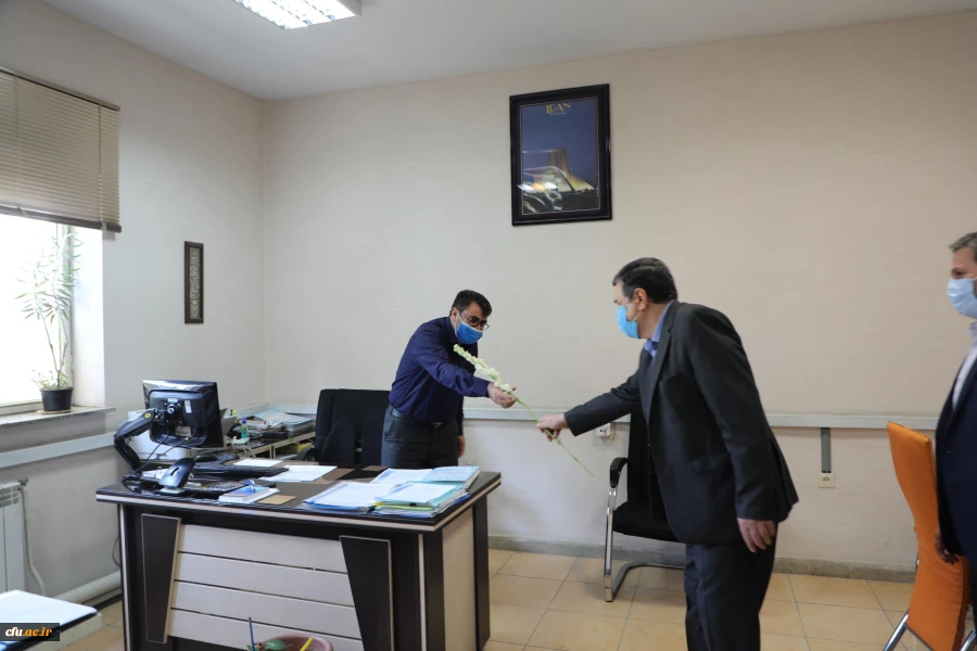 بازدید رئیس دانشگاه فرهنگیان از حوزه های مختلف به مناسبت عید غدیر خم