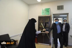 بازدید رئیس دانشگاه فرهنگیان از حوزه های مختلف به مناسبت عید غدیر خم