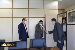 بازدید رئیس دانشگاه فرهنگیان از حوزه های مختلف به مناسبت عید غدیر خم