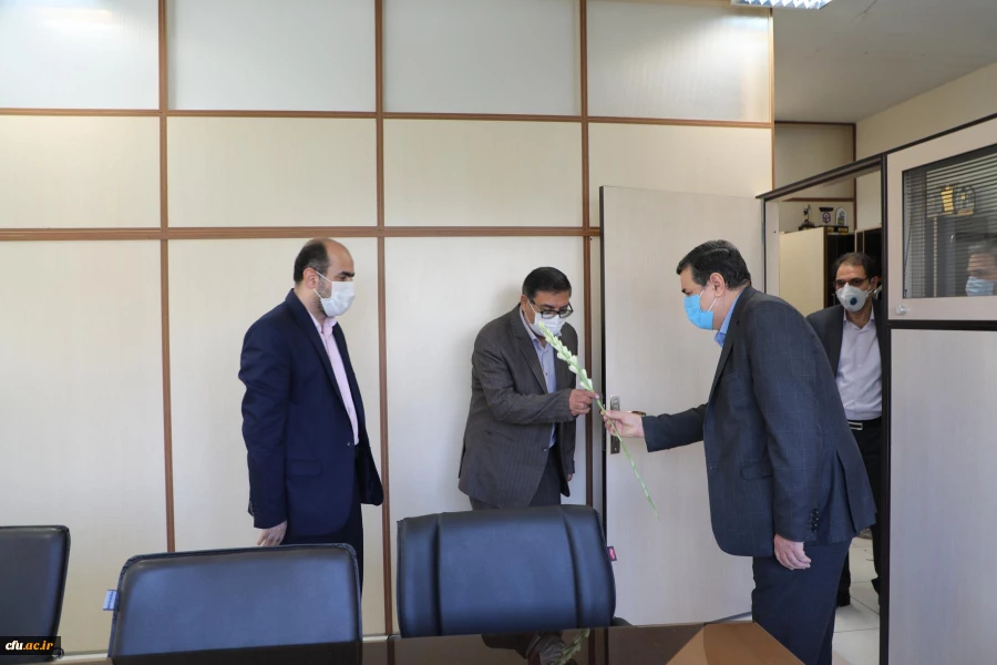 بازدید رئیس دانشگاه فرهنگیان از حوزه های مختلف به مناسبت عید غدیر خم