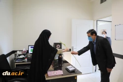 بازدید رئیس دانشگاه فرهنگیان از حوزه های مختلف به مناسبت عید غدیر خم