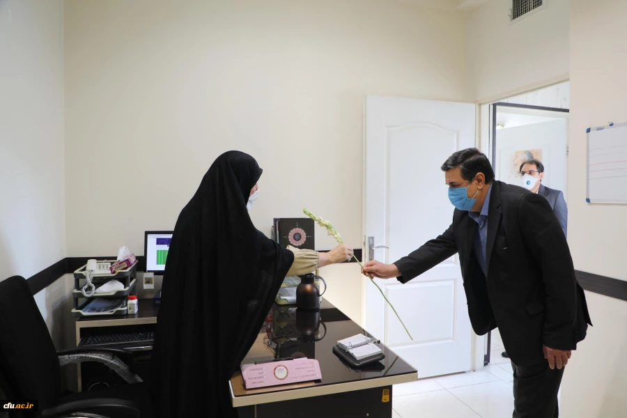 بازدید رئیس دانشگاه فرهنگیان از حوزه های مختلف به مناسبت عید غدیر خم