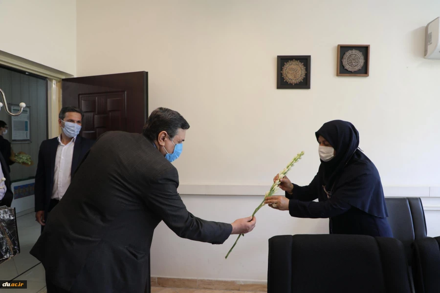 بازدید رئیس دانشگاه فرهنگیان از حوزه های مختلف به مناسبت عید غدیر خم