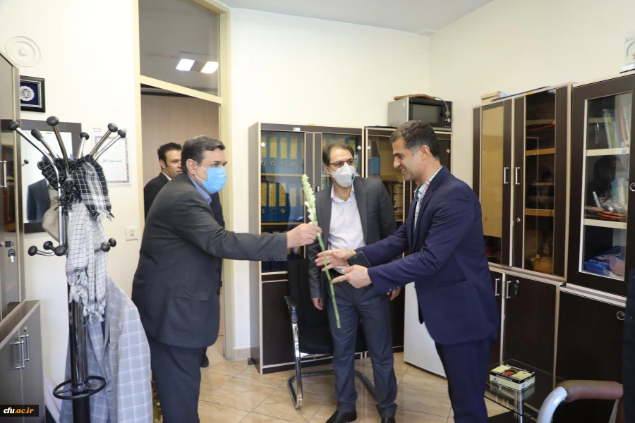 بازدید رئیس دانشگاه فرهنگیان از حوزه های مختلف به مناسبت عید غدیر خم