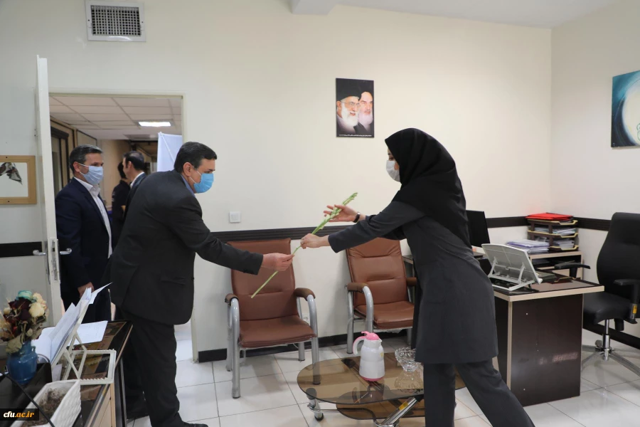 بازدید رئیس دانشگاه فرهنگیان از حوزه های مختلف به مناسبت عید غدیر خم