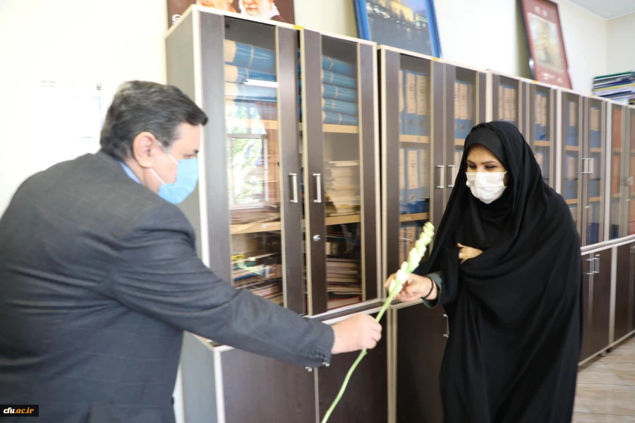 بازدید رئیس دانشگاه فرهنگیان از حوزه های مختلف به مناسبت عید غدیر خم