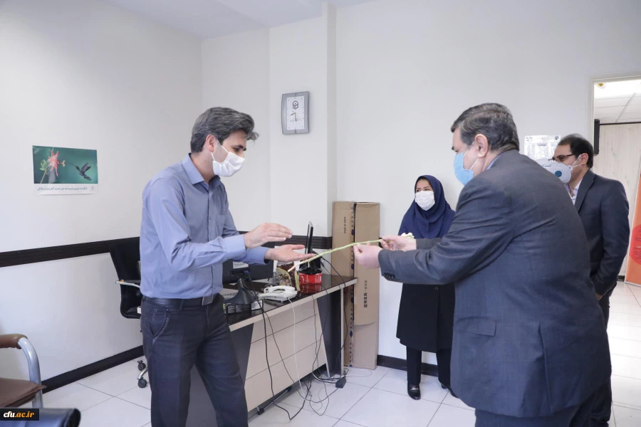 بازدید رئیس دانشگاه فرهنگیان از حوزه های مختلف به مناسبت عید غدیر خم