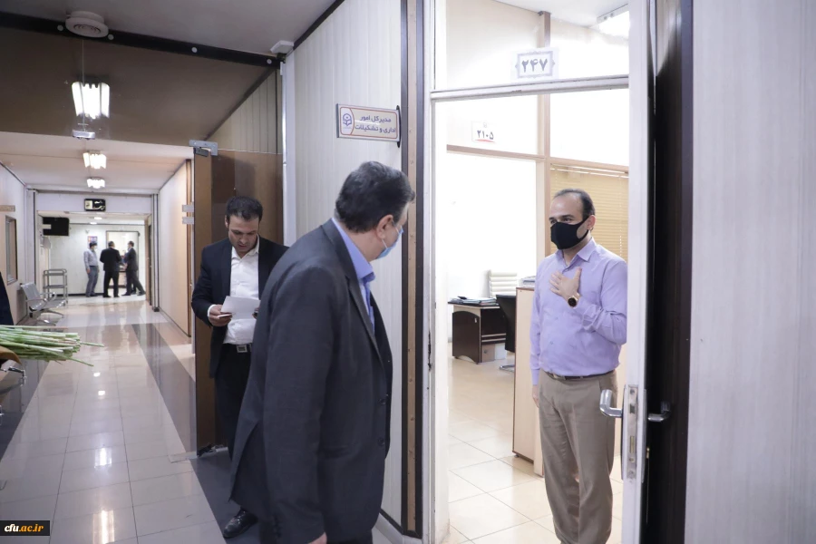 بازدید رئیس دانشگاه فرهنگیان از حوزه های مختلف به مناسبت عید غدیر خم