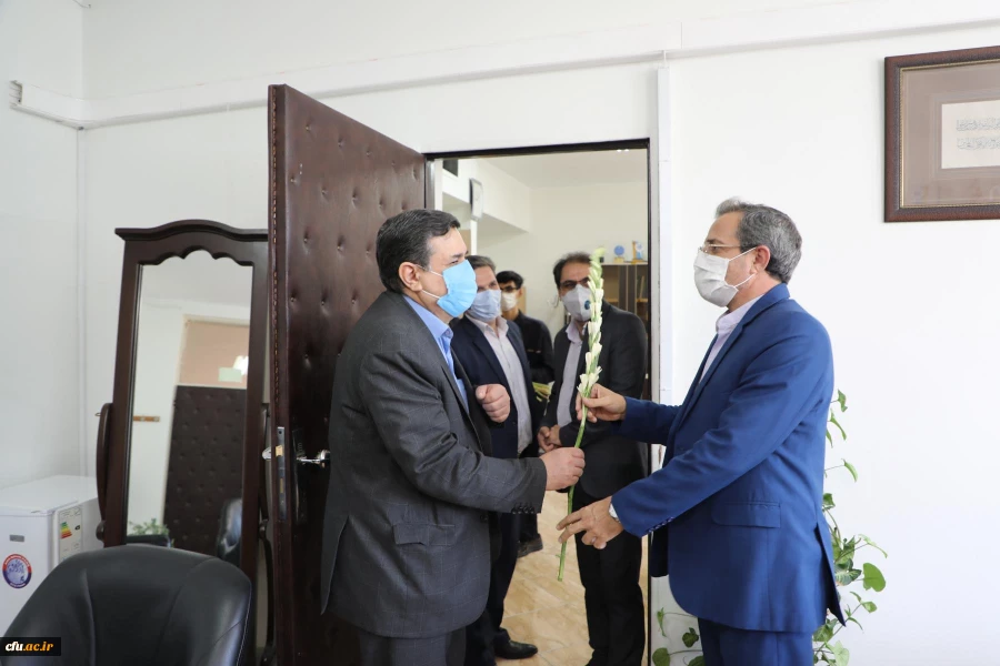 بازدید رئیس دانشگاه فرهنگیان از حوزه های مختلف به مناسبت عید غدیر خم