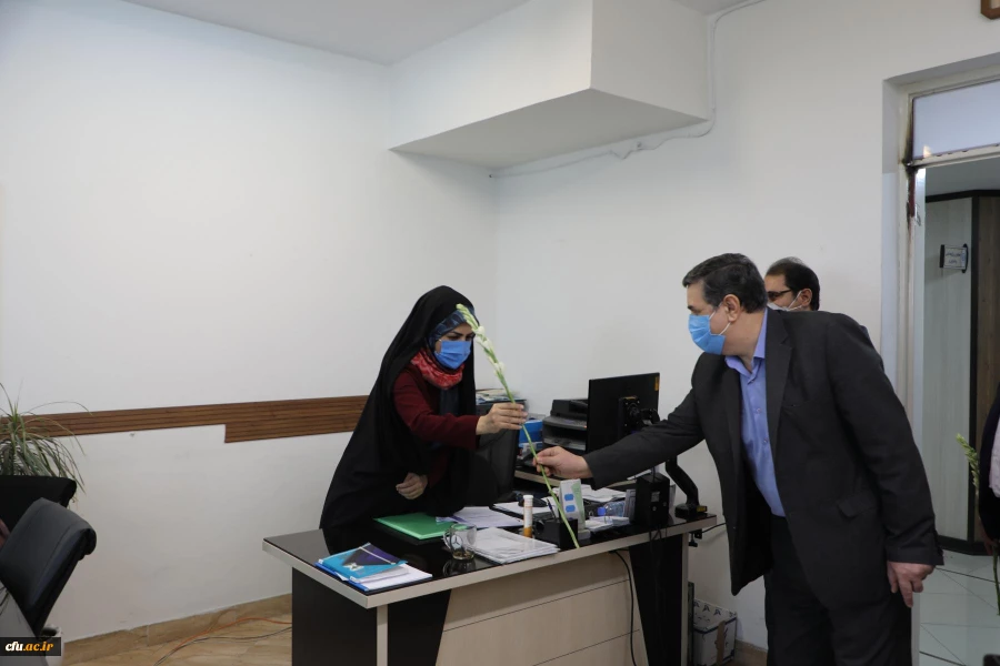 بازدید رئیس دانشگاه فرهنگیان از حوزه های مختلف به مناسبت عید غدیر خم