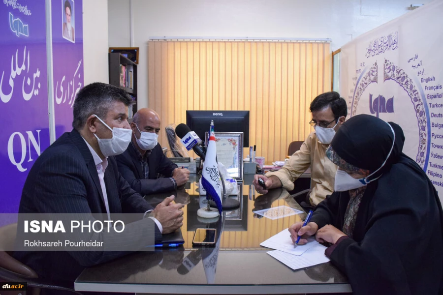 بازدید رئیس دانشگاه فرهنگیان استان اصفهان از خبرگزاری های ایسنا و ایکنا و تجلیل از سردبیران  7