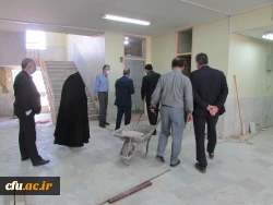 از روند ساخت و ساز و تعمیرات در پردیس حضرت زینب کبری(س) بازدید کرد
 2
