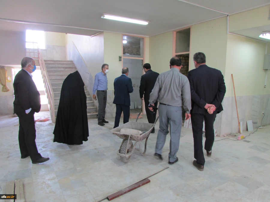 از روند ساخت و ساز و تعمیرات در پردیس حضرت زینب کبری(س) بازدید کرد
 2