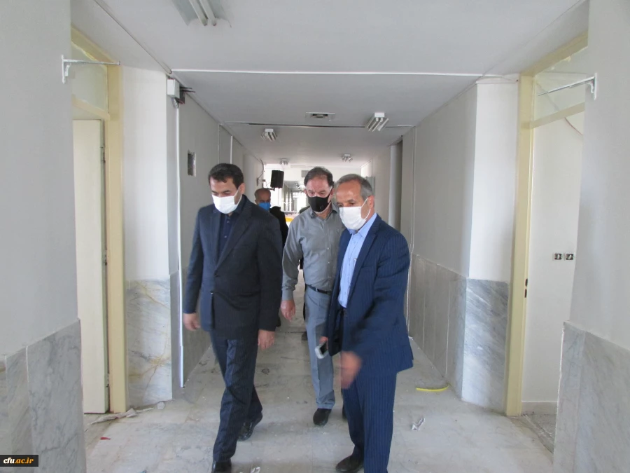 از روند ساخت و ساز و تعمیرات در پردیس حضرت زینب کبری(س) بازدید کرد
 4
