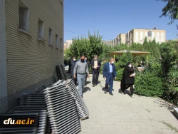 از روند ساخت و ساز و تعمیرات در پردیس حضرت زینب کبری(س) بازدید کرد
 7