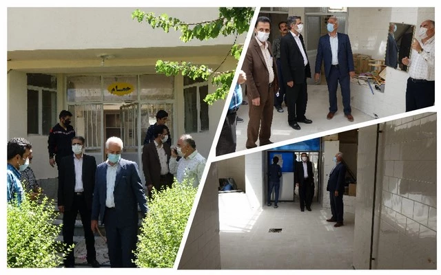 بازدید از روند اجرای فعالیت عمرانی پردیس شهید مدرس سنندج  4