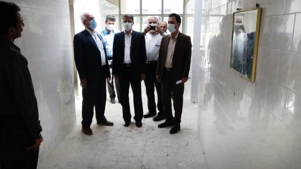 بازدید از روند اجرای فعالیت عمرانی پردیس شهید مدرس سنندج  5