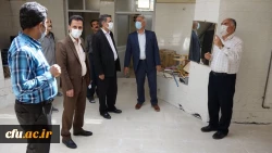 بازدید از روند اجرای فعالیت عمرانی پردیس شهید مدرس سنندج  6