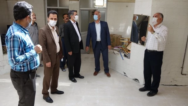 بازدید از روند اجرای فعالیت عمرانی پردیس شهید مدرس سنندج  6