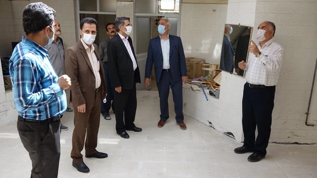 بازدید از روند اجرای فعالیت عمرانی پردیس شهید مدرس سنندج  6