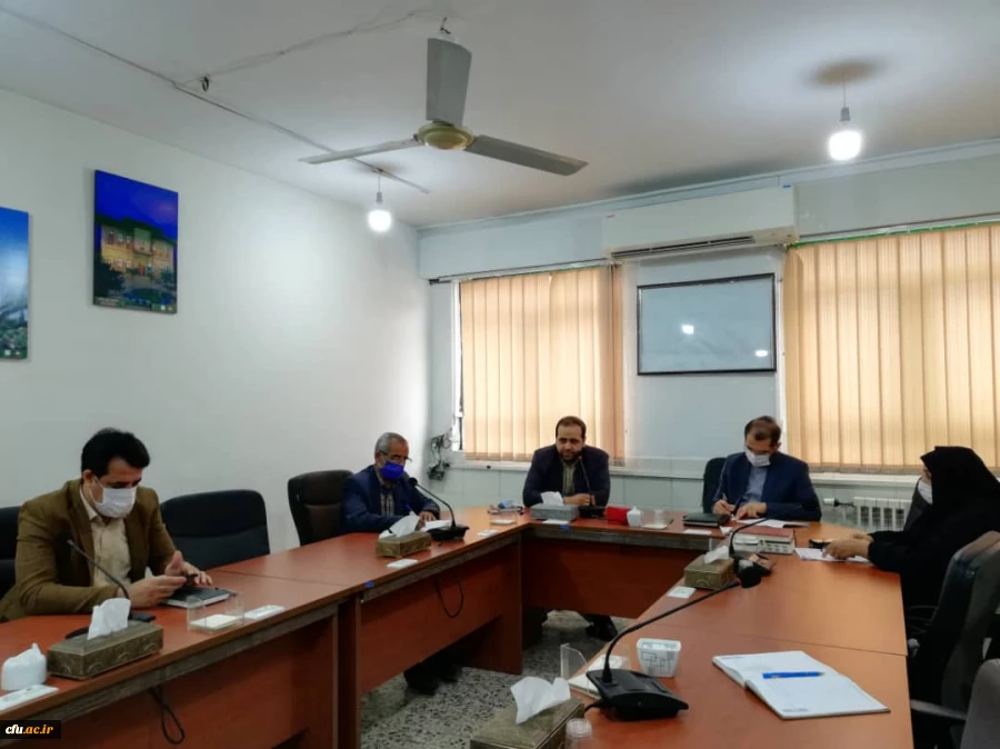 جلسه ویدئو کنفرانس اعضای ستاد جشنواره با مسئولین کانون بسیج فرهنگیان و معاونین پرورشی ادارات آموزش و پرورش استان گلستان
 2