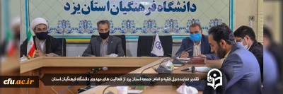 تقدیر نماینده ولی فقیه و امام جمعه استان یزد از فعالیت های مهدوی دانشگاه فرهنگیان استان