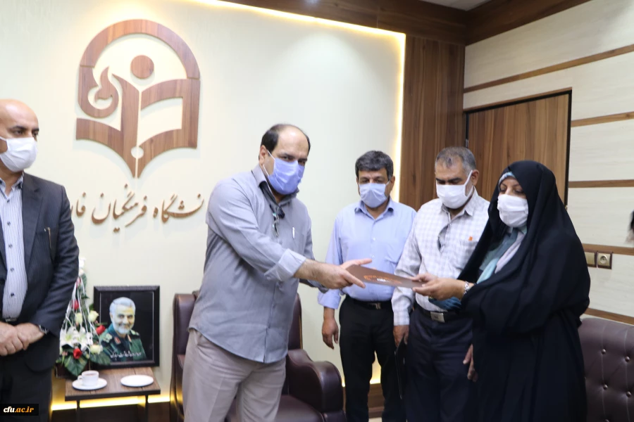 مراسم تجلیل از آزادگان سرافراز دانشگاه فرهنگیان استان فارس برگزار شد. 6