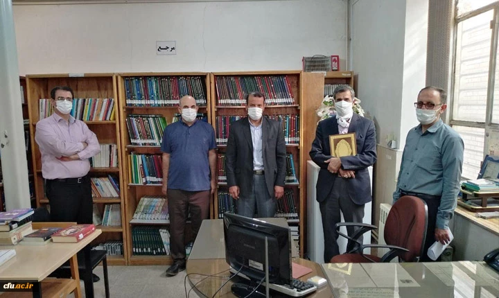 تجلیل از همکار آزاده دانشگاه فرهنگیان نیشابور