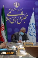 دیدار مسئولان دانشگاه فرهنگیان یزد با دکتر جوکار رئیس کمیسیون شوراهای مجلس شورای اسلامی 5