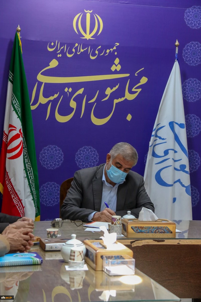 دیدار مسئولان دانشگاه فرهنگیان یزد با محمد صالح جوکار رئیس کمیسیون شوراهای مجلس شورای اسلامی 5