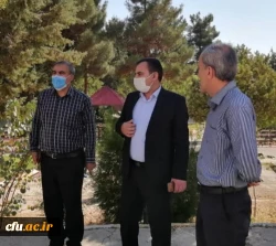 بازدید دکتر علیرضا نعمتی رئیس امور استان ها و مناطق سازمان برنامه و بودجه کشور از دانشگاه فرهنگیان استان ایلام