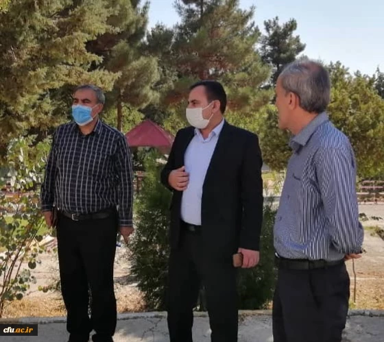 بازدید دکتر علیرضا نعمتی رئیس امور استان ها و مناطق سازمان برنامه و بودجه کشور از دانشگاه فرهنگیان استان ایلام